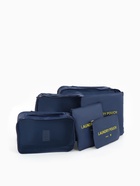 Дорожный набор органайзеров-косметичек на молниях, 6 в 1, синий - Фото 2