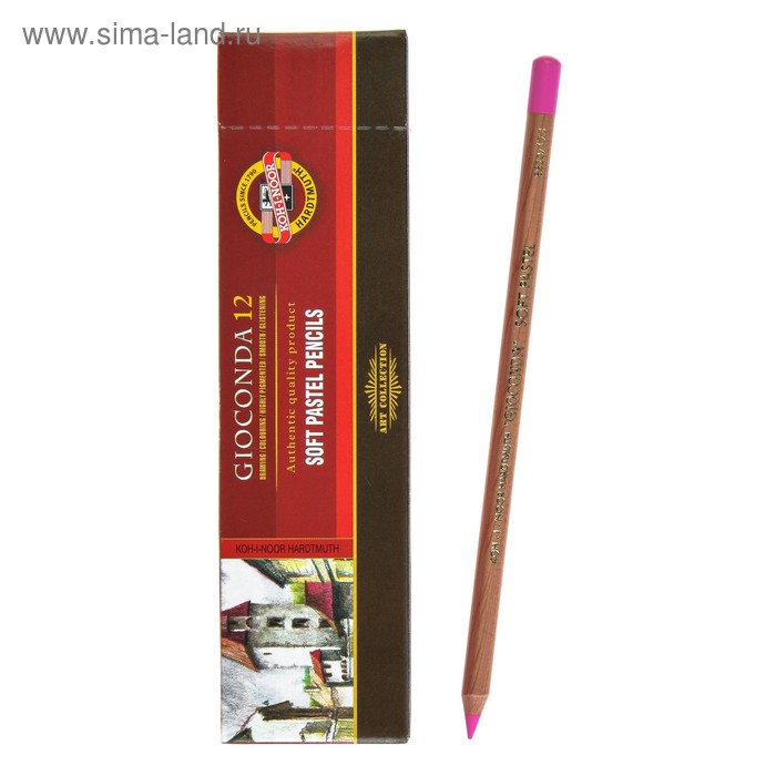 Пастель сухая в карандаше Koh-I-Noor GIOCONDA 8820/173 Soft Pastel, розовая - Фото 1