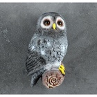 Садовая фигура из полистоуна «Сова на ветке», подвесная, 10×14×21 см, МИКС - Фото 4