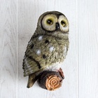 Садовая фигура из полистоуна «Сова на ветке», подвесная, 10×14×21 см, МИКС - Фото 7