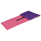 Коврик гимнастический детский 150 × 50 см, толщина 7 мм, цвет розовый/фиолетовый - Фото 1