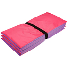 Коврик гимнастический детский 150 × 50 см, толщина 7 мм, цвет розовый/фиолетовый - Фото 5