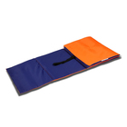 Коврик гимнастический детский 150 × 50 см, толщина 7 мм, цвет оранжевый/синий - Фото 2