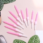 Свечи для торта «Неон», 5 см, 10 шт., розовые - Фото 2