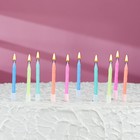 Свечи для торта "Неон", 10 шт, МИКС, 5 см - Фото 6
