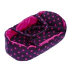 Коляска для кукол, зима-лето, 2 в 1, с переноской, корзиной, ручка регулируется, металлический каркас - Фото 11