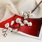 Цветы искусственные "Ветка сакуры" 3х60 см, белый - фото 318070448