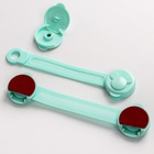 Блокираторы для дверей и ящиков, универсальные, гибкие, 2 шт., бирюза, Крошка Я - Фото 4