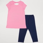 Комплект для девочки (платье-туника,бриджи), рост 128 см, цвет светло-розовый CSJ 9736 (182)   34799 - Фото 7