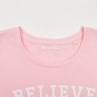 Комплект для девочки (футболка,шорты), рост 164 см, цвет светло-розовый CST 9741 - Фото 2