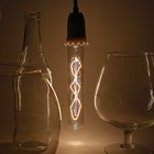 Лампа накаливания Uniel Vintage, L28A, E27, 60 Вт, 230 В, цилиндр, нить CW, золотистая колба - Фото 3