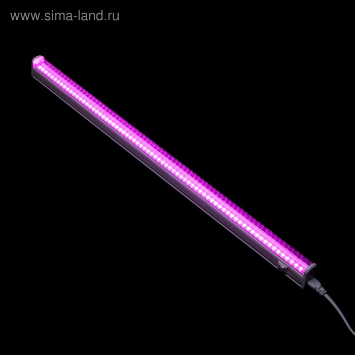 Фитосветильник светодиодный Uniel, 18 Вт, 560 мм, IP40, 230 В, спектр для рассады, с выкл. - Фото 1
