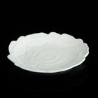 Тарелка керамическая пирожковая «Роза», d=15 см, цвет белый - Фото 2