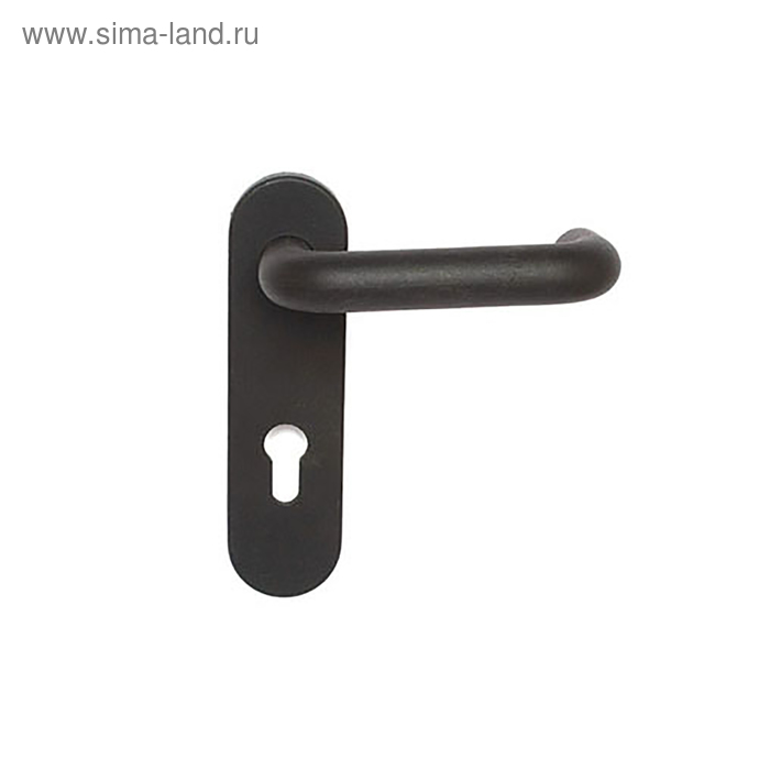 Комплект ручек Apecs HР-72.1303-BL (Spring), с пружиной, для противопожарных замков, черный - Фото 1