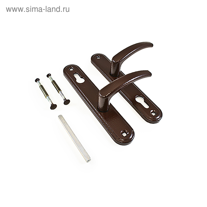 Комплект ручек «Гардиан» 4132 Вега, к замку «Гардиан» 1211.3211, цвет античная медь - Фото 1