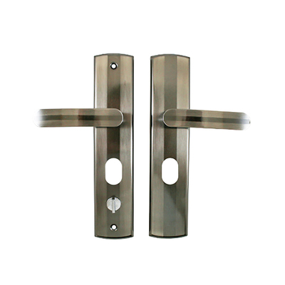 Комплект ручек "СТАНДАРТ" РН-СТ217-L, левый, для китайских металл. дверей, цвет никель/хром   353174