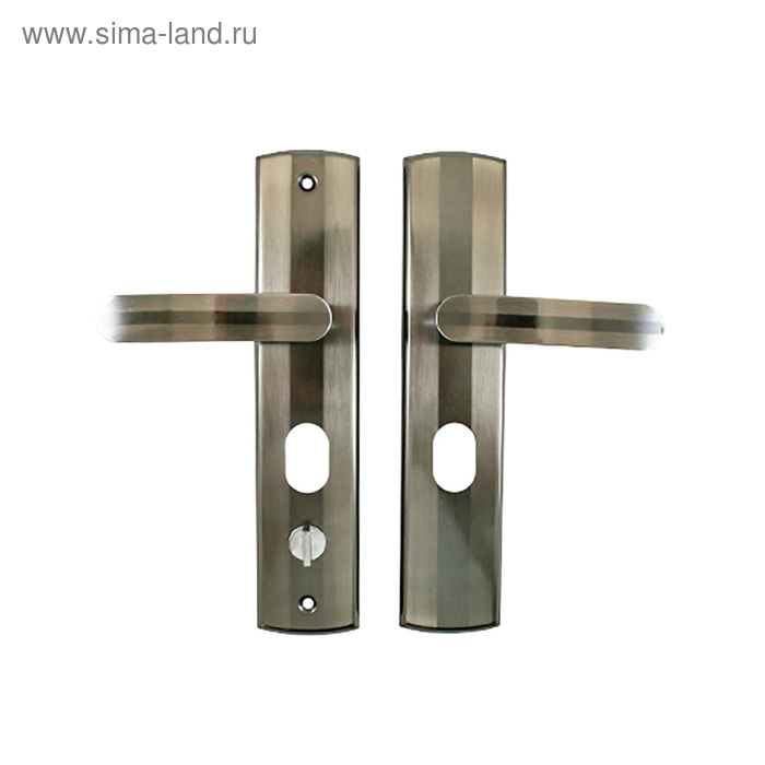 Комплект ручек "СТАНДАРТ" РН-СТ217-R, правый, для китайских металл. дверей, цвет никель/хром   35317 - Фото 1