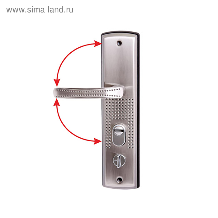 Комплект ручек "СТАНДАРТ" РН-СТ222-L, левый, для китайских металлических дверей - Фото 1