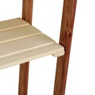 Стеллаж деревянный, 73×30×160см, морёные стойки - Фото 4