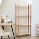 Стеллаж деревянный, 73×30×160см, морёные стойки - Фото 2