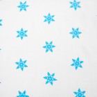 Палантин Этель "Снежинки", размер 70 х 180 см, вид 2, цвет белый/синий - Фото 4