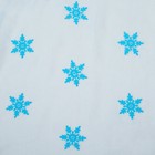 Палантин Этель "Снежинки", размер 70 х 180 см, вид 2, цвет голубой/синий - Фото 4