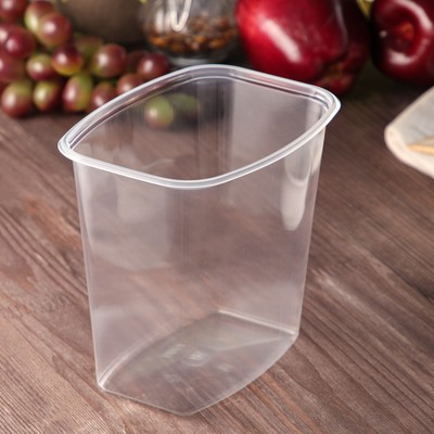 Контейнер одноразовый «Юпласт», пластик, 1 л, 13.8×10.2×12.7 см, прозрачный