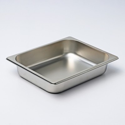 Гастроёмкость 1/2 Hanna Knövell, 65 мм, 32.5×26.5×6.5 см, толщина 0.6 мм, нержавеющая сталь