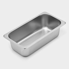 Гастроёмкость GN 1/3 Hanna Knövell, 100 мм, 32.5×17.6×10 см, толщина 0.6 мм, нержавеющая сталь - Фото 4