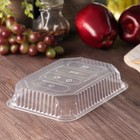 Контейнер одноразовый «Юпласт», пластик, 500 мл, 18.6×13.2×3.3 см, прозрачный - Фото 2