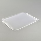 Крышка пластиковая одноразовая «Юпласт», 18,6×13,2×4,8 см, для плоского контейнера, цвет прозрачный - Фото 3