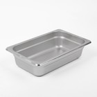 Гастроёмкость GN 1/4 Hanna Knövell, 65 мм, 26.5×16.2×6.5 см, толщина 0.6 мм, нержавеющая сталь - Фото 1