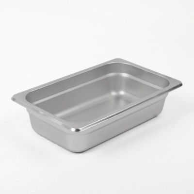 Гастроёмкость GN 1/4 Hanna Knövell, 65 мм, 26.5×16.2×6.5 см, толщина 0.6 мм, нержавеющая сталь