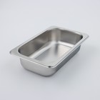 Гастроёмкость GN 1/4 Hanna Knövell, 65 мм, 26.5×16.2×6.5 см, толщина 0.6 мм, нержавеющая сталь - Фото 3