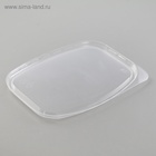 Крышка для контейнера одноразовая «Юпласт», пластик, 13.8×10.2 см, прозрачная - Фото 6