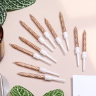 Свечи в торт «Спираль», 10 шт., средние, 5 см, шампань - Фото 2