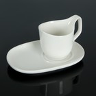 Набор керамический чайный «Эстет», 12 предметов: 6 чашек 100 мл, 6 блюдец 14 см, на деревянной подставке - Фото 3