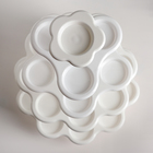 Подставка для пирожных «Каскад», 5 ярусов, цвет белый - фото 4644899