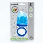 Ниблер для прикорма, от 5 мес., с текстильной сеточкой, размер L «Сыночек», голубой - Фото 4