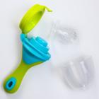 Ниблер для прикорма, с силиконовой сеточкой, зеленый - фото 39636085