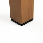 Накладка мебельная ТУНДРА, 40 х 40 мм, квадратная, черная, 8 шт. - Фото 6