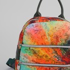 Рюкзак молодёжный, отдел на молнии, 2 наружных кармана, цвет разноцветный - Фото 4