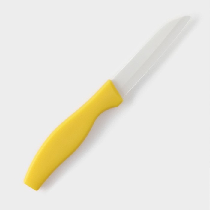 Нож кухонный керамический Доляна «Керамик», лезвие 7,5 см, цвет МИКС - фото 1908375547