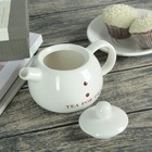 Набор керамический чайный «Чай для двоих», 3 предмета: чайник 400 мл, 2 чашки 200 мл - Фото 4