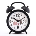 Часы - будильник настольные "Достопримечательности", дискретный ход, d-8 см, 8.5 х 12 см, АА - фото 8665602