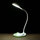 Лампа настольная 2 режима LEDх12 1,2W USB "Мишка" белая 42х12,5х9,5 см - Фото 2