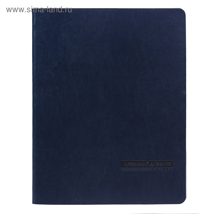 Дневник для 5-11 класса, флекс обложка Mercury, цветной срез, ляссе, синий, 48 листов - Фото 1