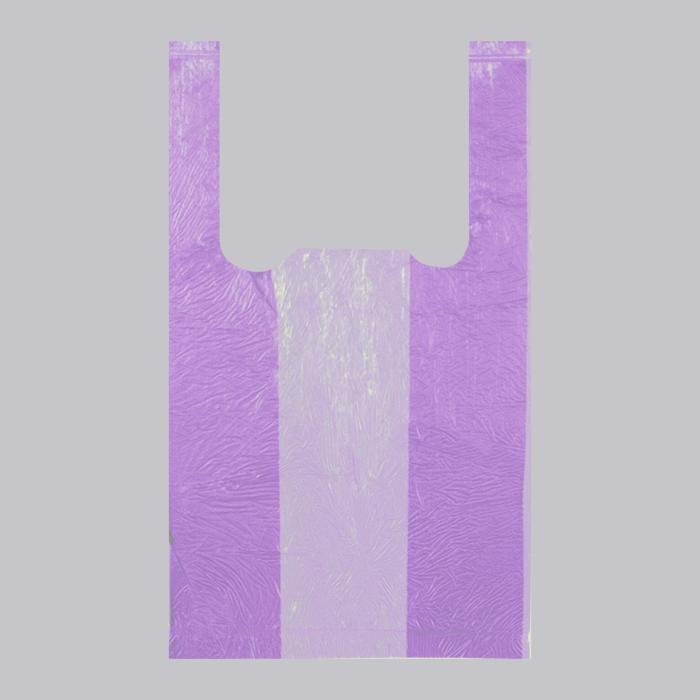 Пакет "Фиолетовый", полиэтиленовый, майка, 25 х 45 см, 10 мкм - Фото 1