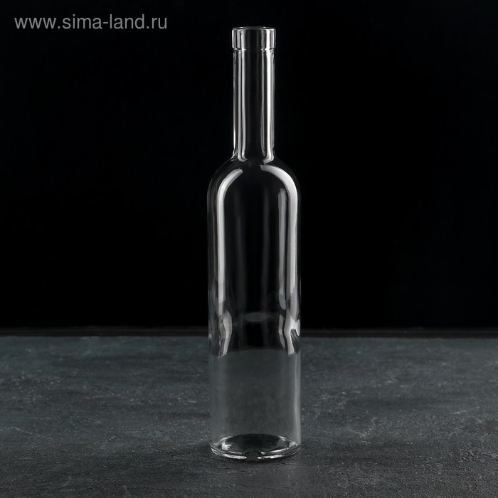 Бутылка «Оригинальная», 500 мл, h=30 см, цвет прозрачный - Фото 1