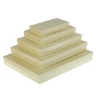 Набор коробок 5в1 "Желтая сетка", с тиснением, 40 х 30 х 5 - 20 х 10 х 3 см - Фото 1